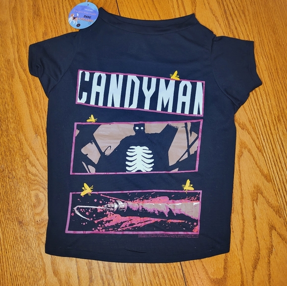 🐾NEW Candyman Dog Tshirt LG - Picture 1 of 2